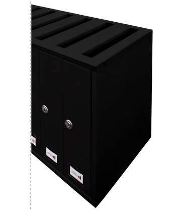 Buzón Joma, Cosmos Top (carga superior)- 71212- Con cuerpo y puerta en acero electrocincado ANTRACITA