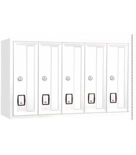 Buzón Joma, Hybrid Push -28904- Con cuerpo y puerta en acero electrocincado color BLANCO