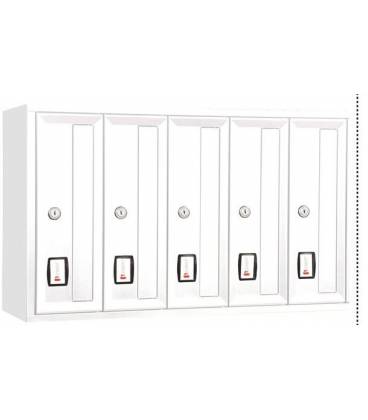 Buzón Joma, Hybrid Push -28904- Con cuerpo y puerta en acero electrocincado color BLANCO
