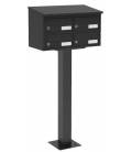Soporte cuadrado - 53196- JomaColor (para atornillar) para buzones Udala