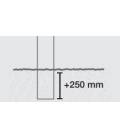 Soporte cuadrado - 53195- para enterrar +250 mm