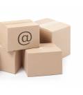Buzón de paquetería preparado para la recepción de múltiples paquetes, periódicos y correo hasta 50 l de capacidad