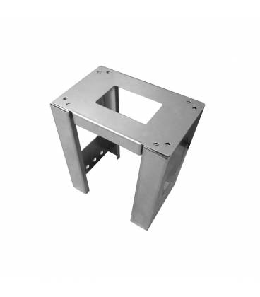 Soporte para enterrar (para el buzón de paquetería Everest) de acero inoxidable, 