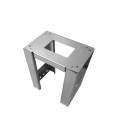 Soporte para enterrar (para el buzón de paquetería Everest) de acero inoxidable, 