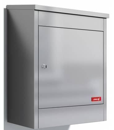 Buzón Joma EVEREST MINI PBOX-19211- Con cuerpo y puerta en acero electrocincado Pintura Inox (antihuellas), buzón de paquetería 