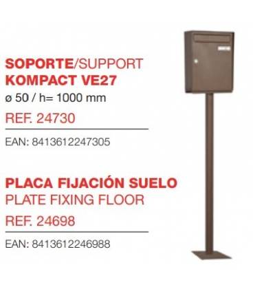 Placa Fijación P/ atornillar a suelo VE27- VE36- 24698
