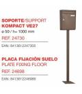 Placa Fijación P/ atornillar a suelo VE27- VE36- 24698