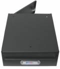 Buzones Btv, Moncayo (doble acceso) 03520- cuerpo de acero pintado Negro y puerta de acero galvanizado pintado Negro