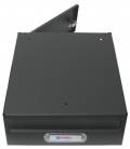 Buzones Btv, Moncayo (doble acceso) 03523- cuerpo de acero pintado Negro y puerta de acero galvanizado pintado Negro