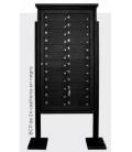 Buzones Pluridomiciliarios, BCP 24 Puertas- 11070 - Con cuerpo y puerta de acero Negro (puertas ciegas)