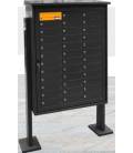 Buzones Pluridomiciliarios, BCP 36 Puertas- 11083 - Con cuerpo y puerta de acero Negro (puertas ciegas)