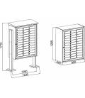 Medidas de los Buzones Pluridomiciliario BCP 36 puertas