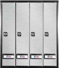 Buzones BTV, Serie Prisma (acceso superior) 46107 - Cuerpo acero Negro y puerta de acero inoxidable, Inox Mate - G4