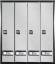 Prisma (acceso superior) 46107 - Negro / Inox Mate - G4