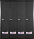 Buzones Btv, Serie Prisma (acceso superior) 46112- Con cuerpo y puerta de acero pintado Negro - G4