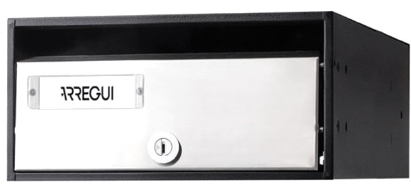 buzon-arregui-mira-flat-hf8700-01-cuerpo-acero-negro-puerta-acero-lacado-blanco