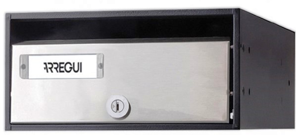 buzon-arregui-mira-flat-hf8700-05-cuerpo-acero-negro-puerta-acero-inoxidable-inox-satinado