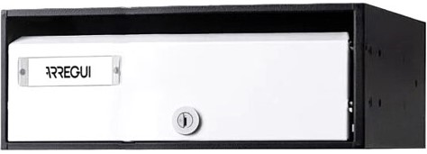 buzones-arregui-mira-flat-hf8800-01-cuerpo-acero-negro-puerta-acero-lacado-blanco