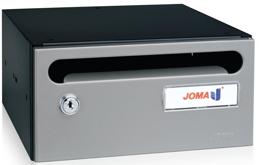 buzon-joma-hall-20-03203-cuerpo-acero-electrocincado-negro-puerta-acero-electrocincado-plata