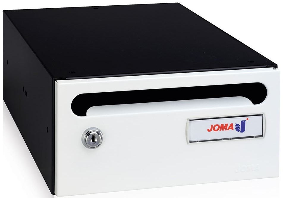 buzon-joma-hall-24-03435-cuerpo-acero-electrocincado-negro-puerta-acero-electrocincado-blanco