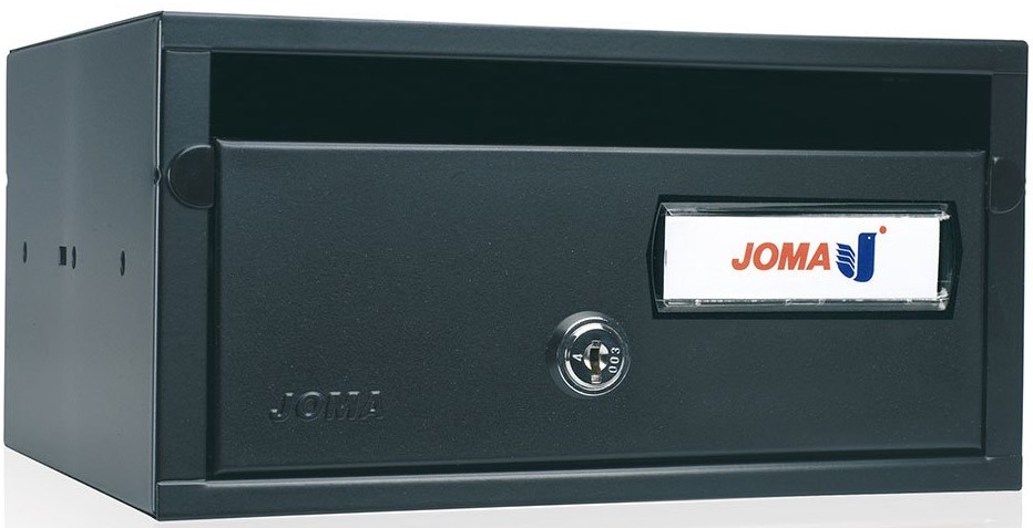 buzón-joma-lobby-h2425-82020-cuerpo-acero-electrocincado-negro-puerta-acero-electrocincado-negro