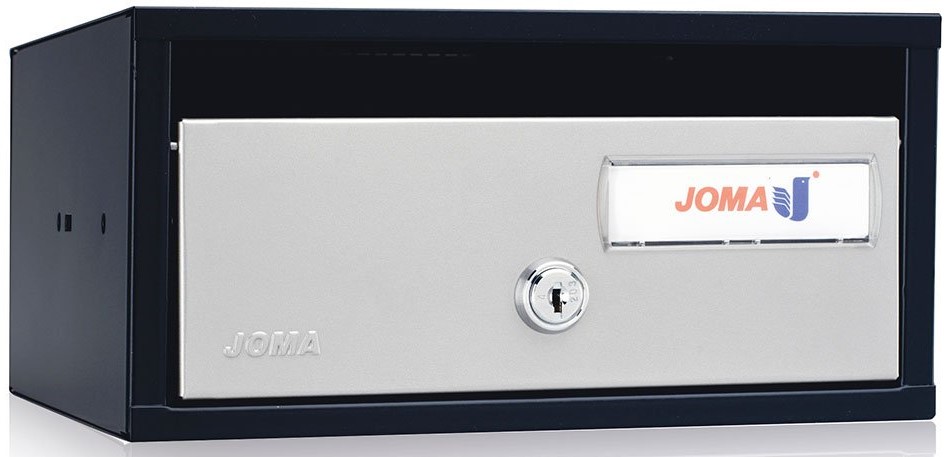 buzón-joma-lobby-h2425-82027-cuerpo-acero-electrocincado-negro-puerta-acero-electrocincado-pintura-inox