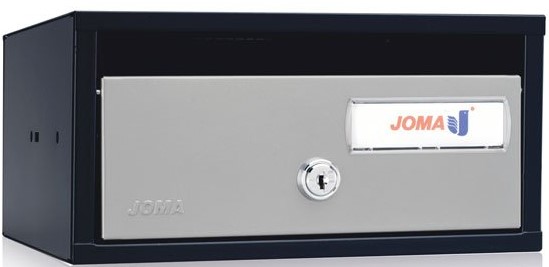 buzón-joma-lobby-h2425-82046-cuerpo-acero-electrocincado-negro-puerta-acero-electrocincado-plata