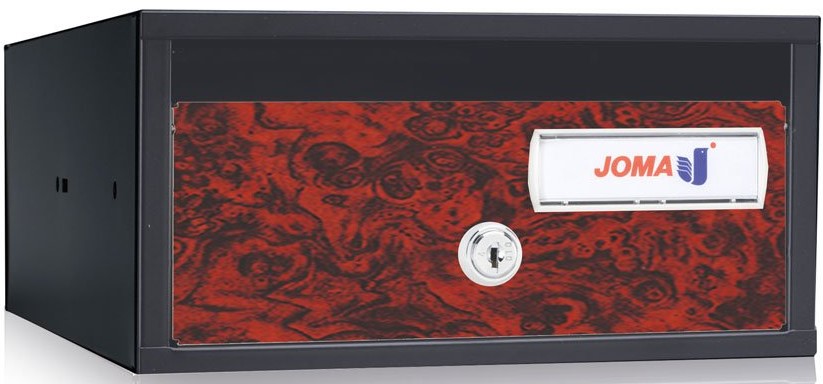 buzón-joma-lobby-h2435-82052-cuerpo-acero-electrocincado-negro-puerta-acero-electrocincado-raiz