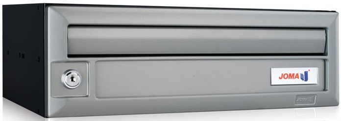 buzon-joma-stone-push-80128-cuerpo-acero-electrocincado-negro-puerta-aluminio-plata