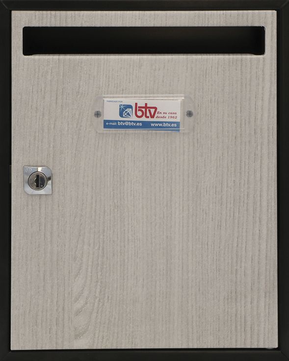 buzon-btv-teide-15820-cuerpo-acero-pintado-negro-puerta-acero-skimplate-madera-clara