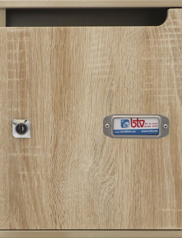buzon-btv-gala-36086-cuerpo-acero-pintado-arena-perla-puerta-mdf-alta-resistencia-roble-rustico