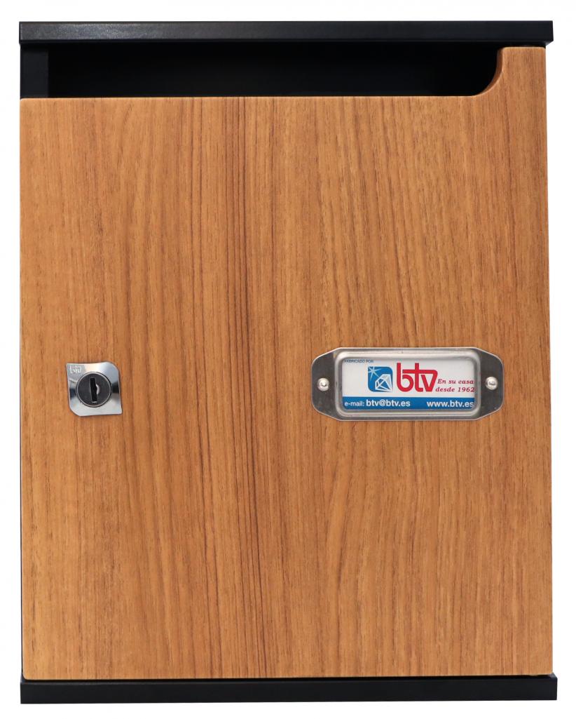 buzon-btv-gala-36089-cuerpo-acero-pintado-negro-puerta-mdf-alta-resistencia-cerezo